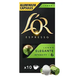 Набір кави в капсулах L'OR Lungo Elegante 100 капсул (10 п. х 10 шт.) - мініатюра 2