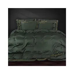 Постельное белье MirSon Сатин Imperial Satin Emerald 143х210 полуторный (2200008576219)