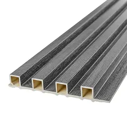 Декоративна стінова рейка Sticker Wall 160x23x3000мм (D) SW-00001534 Срібна