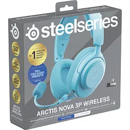 Ігрові навушники SteelSeries Arctis Nova 3P Wireless for Playstation Aqua (61688) [143299] - мініатюра 6