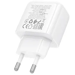 МЗП Hoco CS54A Surplus PD20W+QC3.0 (1USB-A/1C) White - мініатюра 7
