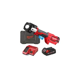 Обтискач гідравлічний акумуляторний для кабелів MILWAUKEE, M18 HCCT-201C, 53кН (зарядний.пристрій M12-18 FC, 1 акумулятор М18