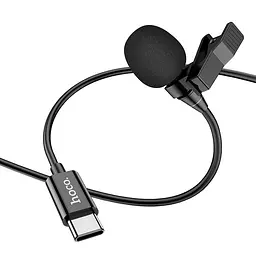 Мікрофон петличний Hoco L14 Type-C (2m) Black - мініатюра 5