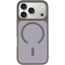 TPU+PC чохол Metal Buttons with MagSafe для Apple iPhone 17 Pro Max (6.9") Сірий / Grey - мініатюра 2
