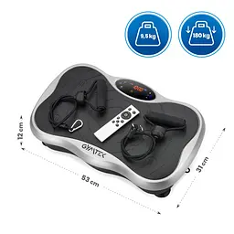 Вібраційна платформа Gymtek XP500 сріблястий - мініатюра 18