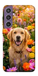 TPU чохол Demsky Flowery labrador для Samsung Galaxy S23 FE