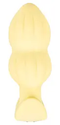 Анальна пробка Cuties Mini Butt Plug 8 см (жовтий) - мініатюра 5