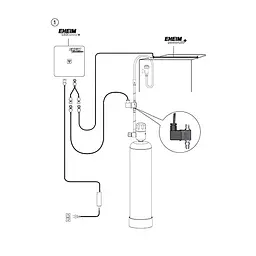 Електроклапан Eheim CO2 magnetic valve PowerLED+ 24 В (6064380) - мініатюра 4