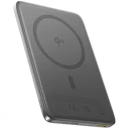 Павербанк Baseus PicoGo Ultra-Slim Qi2 Gray 10 000 mAh / 27 Вт (E0027200)
