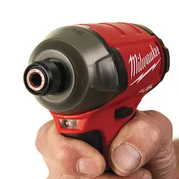 Шуруповерт ударний гідравлічний акумуляторний безщітковий MILWAUKEE, M18 FQID-0X, 50Нм (HDкейс) - мініатюра 4