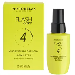 Ультралегкое масло-спрей для блеска и шелковистости волос Phytorelax Laboratories Flash Care Express Oil Glossy Look 4 50 мл