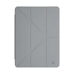 Чохол-книжка для планшета Apple iPad Air 11 (2024)/Air 11 (2025)/Air 11 (2026), Y-Type PEN, сірий, магнітний, з тримачем для стилуса, протиударний, обкладинка з функцією підставки, екошкіра + ТПУ, функція автоматичного пробудження/сну