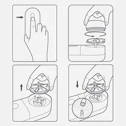 Змінне лезо для машинки стрижки катишків Xiaomi MiJia Lint Remover (MQXJQDT01KL) - мініатюра 3