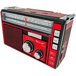 Радіоприймач на акумуляторі Golon RX-382 FM/AM/SW з ліхтарем LED Червоний (1756375729) - мініатюра 5