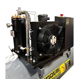 Компресор високого тиску гвинтовий масляний GTM DLG5.5V/inv (200 л, 680 л/хв, 5.5 кВт, 380-400 В, інвертор) - мініатюра 3