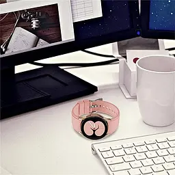 Ремінець силіконовий для смарт-годинника BeWatch Four Samsung Galaxy Watch 4/5/Pro Рожевий (0133305) - мініатюра 5