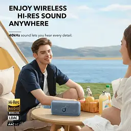 Акустика портативна - бездротова колонка Anker SoundCore Motion 300 (A3135031) синя - мініатюра 6