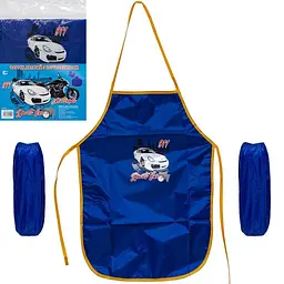 Фартух дитячий з нарукавниками для хлопчиків COLOR-IT CR5520(Dark-Blue) 54х37 см (80433)