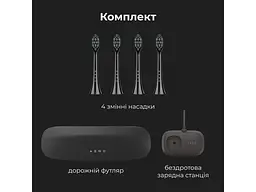 Електрична зубна щітка AENO DB4 Black (ADB0004) - мініатюра 7