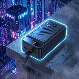 Батарея універсальна HOCO 60000mAh Element PD/20W, QC/22.5W, LED Lamp, Black (J123C / 714736) - мініатюра 6