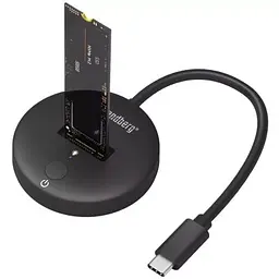 Док-станція для накопичувачів Sandberg USB3.2 Type-C toSSD M.2 NVMe M Key (136-47) - мініатюра 2