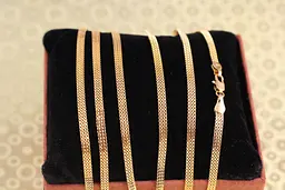 Ланцюг Xuping Jewelry Потрійна венеційка 60 см 3 мм золотистий