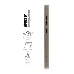 Чехол Samsung Galaxy S24 Ultra 5G (SM-S928), Unit MagSafe, серый, прозрачный, магсейф, противоударный, магнитный, панель-накладка с поддержкой MagSafe, с поддержкой беспроводной зарядки, TPU+PC, защита всего корпуса, ударопрочный - мініатюра 3
