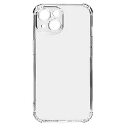 Прозрачный чехол для Apple iPhone 15 с защитой камеры и усиленными бортами, тонкий, силиконовый, бесцветный, ударопрочный, противоударный бампер с закрытой камерой, ArmorStandart (ARM70845)