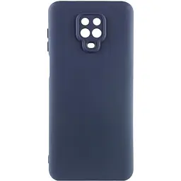 Чохол TPU Getman Liquid Silk Full Camera для Xiaomi Redmi Note 9s / Note 9 Pro / Note 9 Pro Max Синій / Midnight Blue
