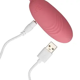 Віброяйце Loveline Ultra Soft Pink Arabesque 7.5 см (рожевий) - мініатюра 3