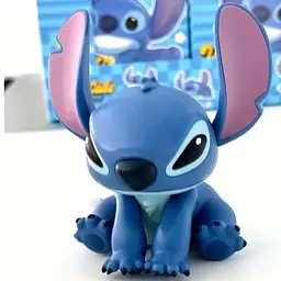Інтерактивна іграшка Стіч фігурка сюрприз Stitch з рухомими елементами в коробці Синій - мініатюра 7