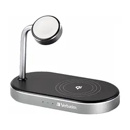 Зарядний пристрій Verbatim 3in1 Apple Watch and iPhone Charging Stand (49556)