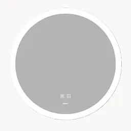 Дзеркало Zerix Solo MC02-80 з LED Touch, Anti-fog, димером, регулятором яскравості ZX6066