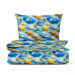 Дитяча постіль без простирадла OCEAN FRIENDS COSAS (4822052450499)
