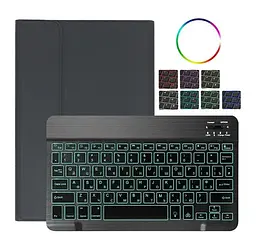Чохол-клавіатура з підсвіткою для Xiaomi Pad 5 / 5 Pro 7 кольорів - мініатюра 4