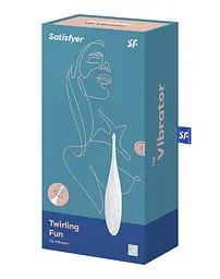 Вібратор для клітора Satisfyer Twirling Fun White