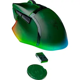 Razer Михайло Basilisk V3 Pro 35K, RGB, USB-A/WL/BT, Phantom Green Ed. - мініатюра 7