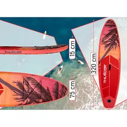 Надувна дошка SUP THUNDER ISLE 320 см з веслом - мініатюра 8