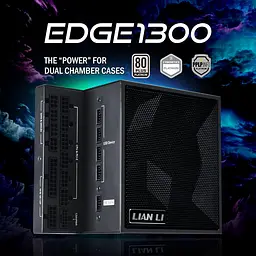 Блок живлення Lian Li Edge 1300W 80 Plus Platinum Black (G9P.EG1300.BE00.EU) - мініатюра 2