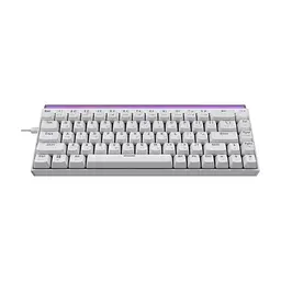 Клавіатура Ajazz NK68 Red Switch USB UA White (NK68-R-W)