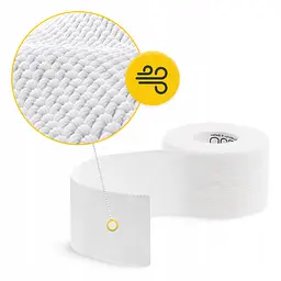 Стрічка кінезіологічна (кінезіо тейп) 4FIZJO Rigid Tape 5 см x 10 м жорстка White (P-5905973400824) - мініатюра 2