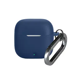Силіконовий чохол для навушників OPPO Enco Buds3, Hang Case, синій, ультратонкий захисний кейс товщиною 2 мм, захист від подряпин, пилу та ударів, компактний, з карабіном для кріплення, ArmorStandart (ARM88031)