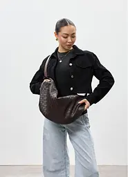 Жіноча сумка Sambag Bag-glove коричнева 50 х 28 х 5 см (53400068) - мініатюра 5