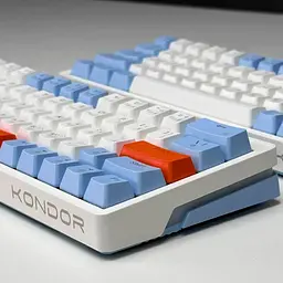 Ігрова механічна клавіатура Kondor Starlight PRO / Три режими підключення / Yellow Switch / Blue - мініатюра 2