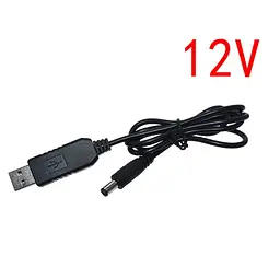 Підвищуючий USB перетворювач напруги DC 5 в 12 вольт, 0.75 Ампер, штекер 5.5x2.1мм (100925) - мініатюра 2