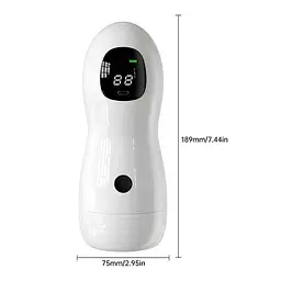 Автоматичний мастурбатор Sex robot з навушниками 9 режимів USB-C - мініатюра 6