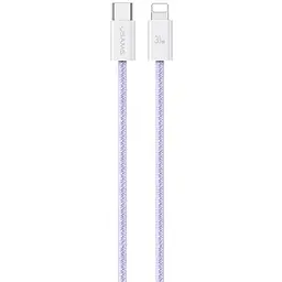 USB Кабель Usams U86 (US-SJ657) Type-C-Lightning PD 30W 3A 1.2m Фіолетовий