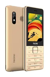 Телефон Tecno T454 Dual SIM 2-симковий кнопковий золотистий - мініатюра 3