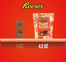 Шоколадні цукерки Reese's Plant-Based Peanut Butter Cup Minis 127г - мініатюра 6