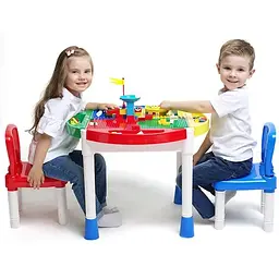 Дитячий ігровий стіл Microlab Toys для конструкторів (GT-14) - мініатюра 2